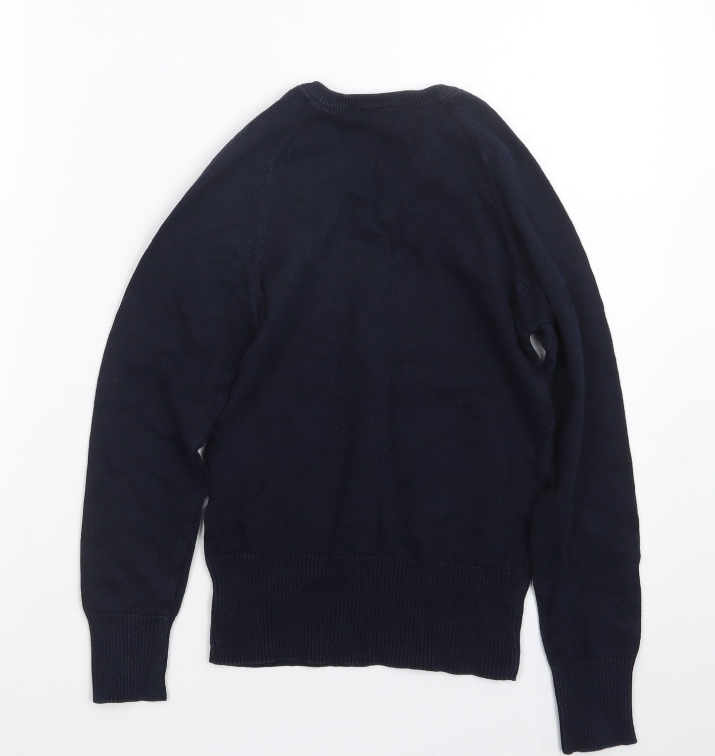 trutex Womens Blue  Knit Pullover Jumper Size 2XS