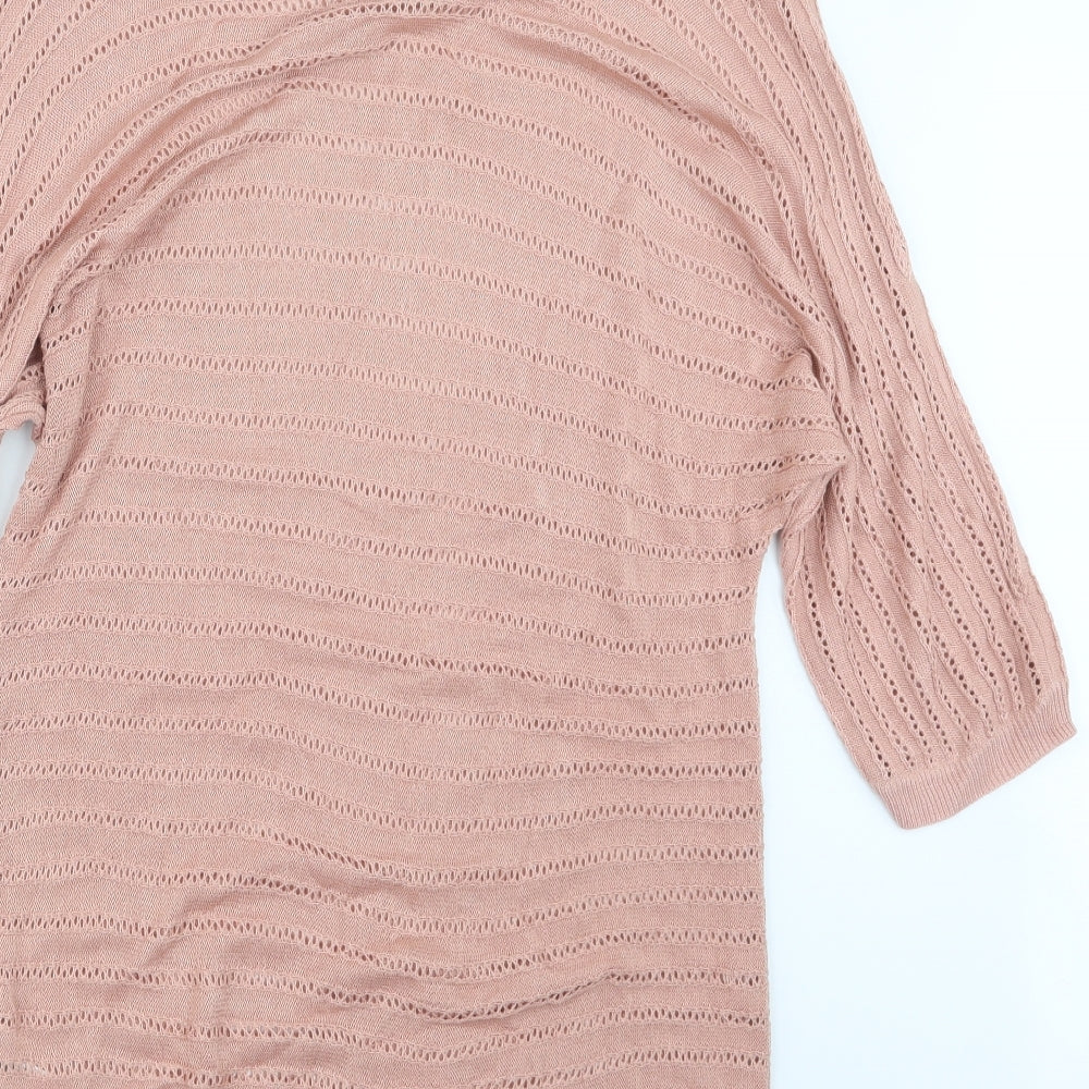 VERO MODA Womens Pink   Pullover Jumper Size S
