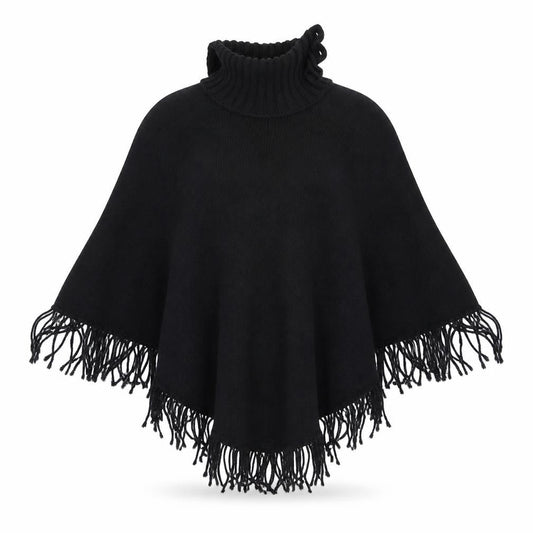 Marks & Spencer Womens Black  Knit Cape Jumper One Size