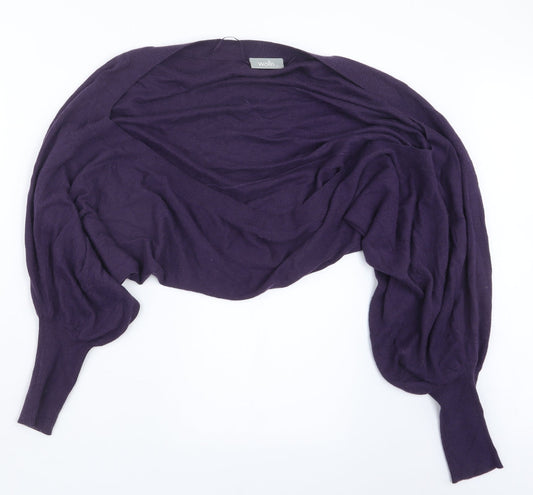 Wallis Womens Purple  Knit Cardigan Jumper Size S