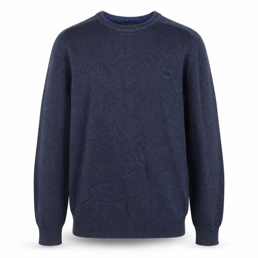 Easy Mens Blue  Knit Pullover Jumper Size S