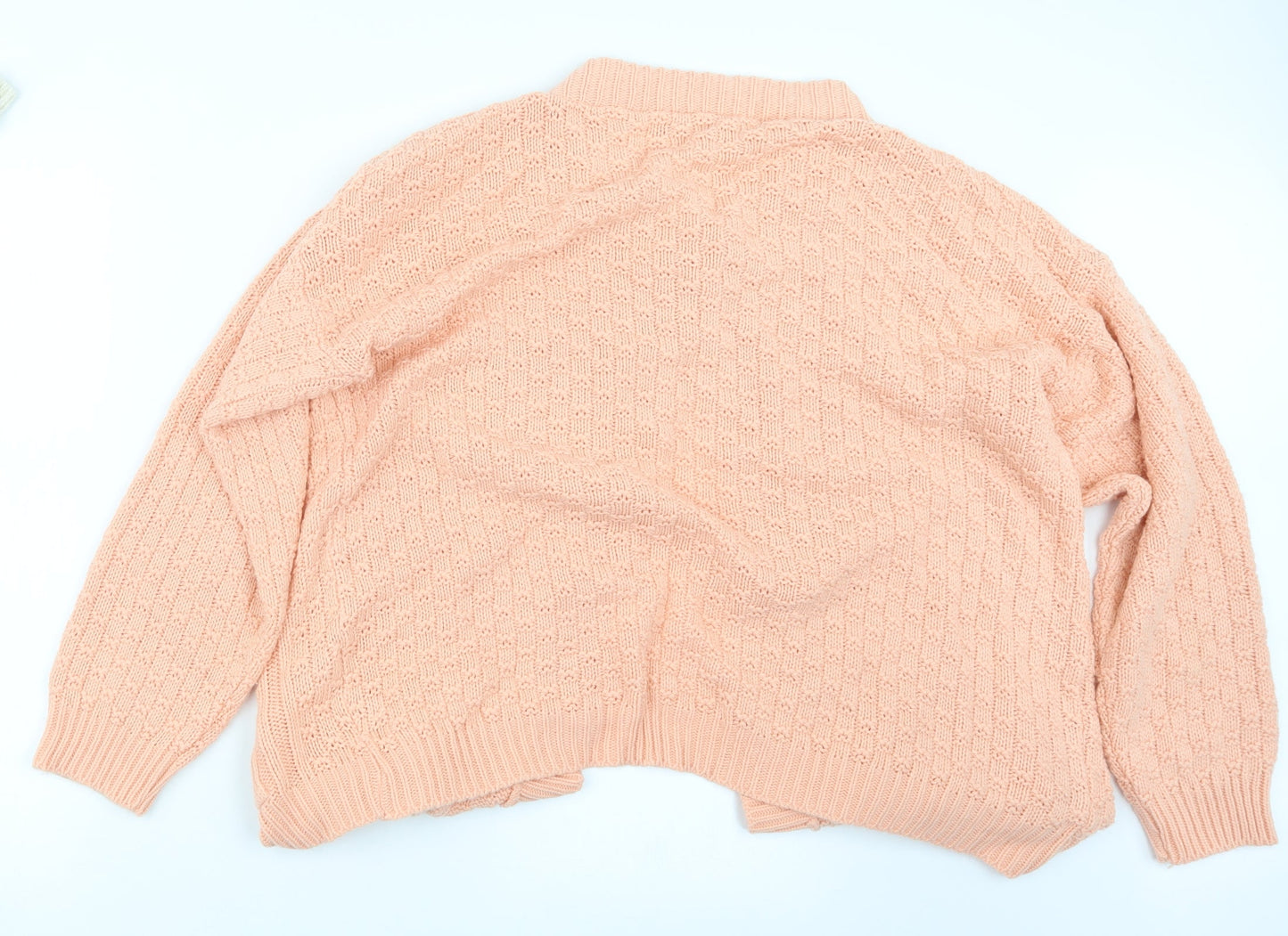 PINK Womens Pink  Knit Cardigan Jumper Size M
