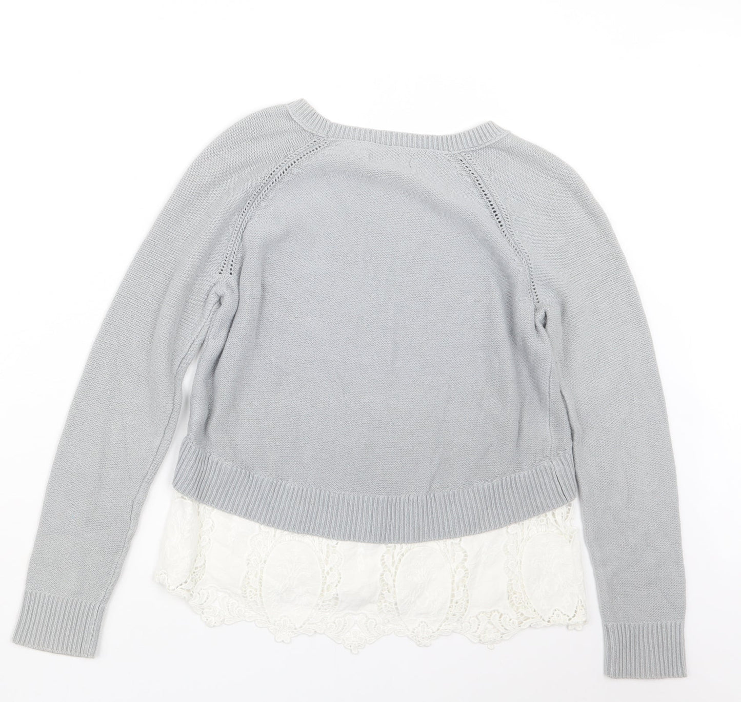 American Eagle Outfitters Womens Grey  Knit Pullover Jumper Size S
