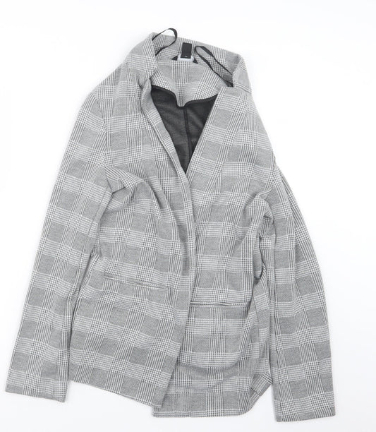 New Look Womens Gold Houndstooth  Jacket  Size 6