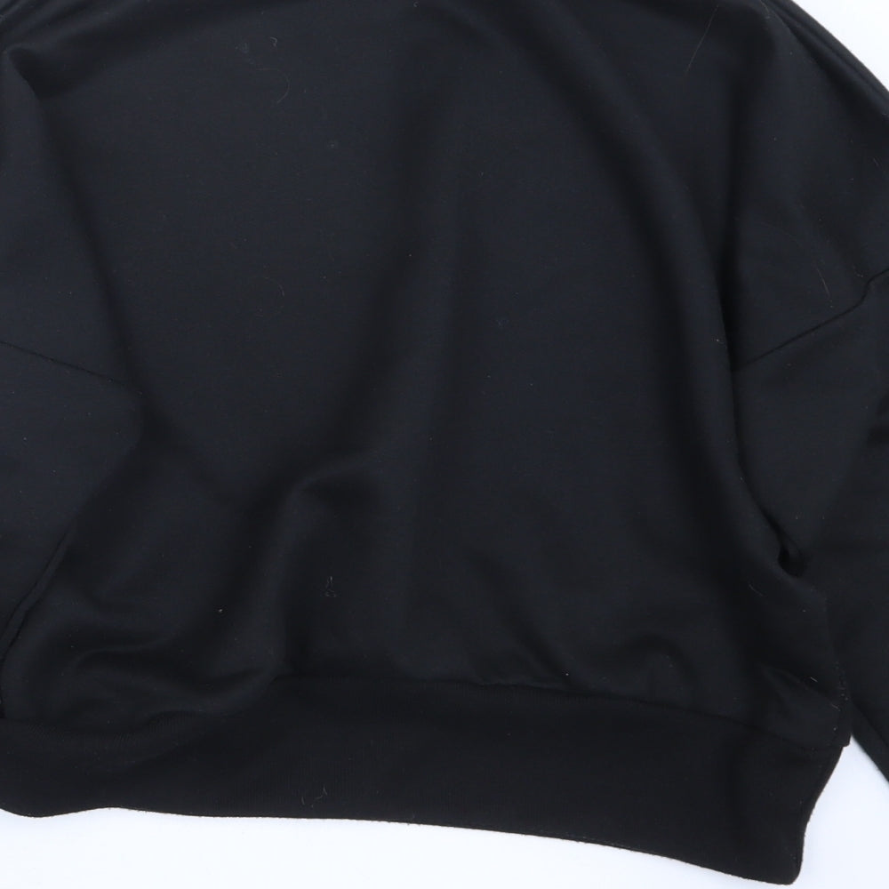 Boohoo Womens Black   Pullover Jumper Size 10