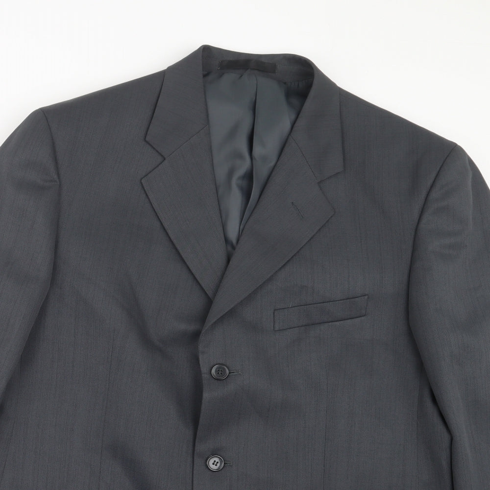 Zantos Mens Grey   Jacket Suit Jacket Size 40