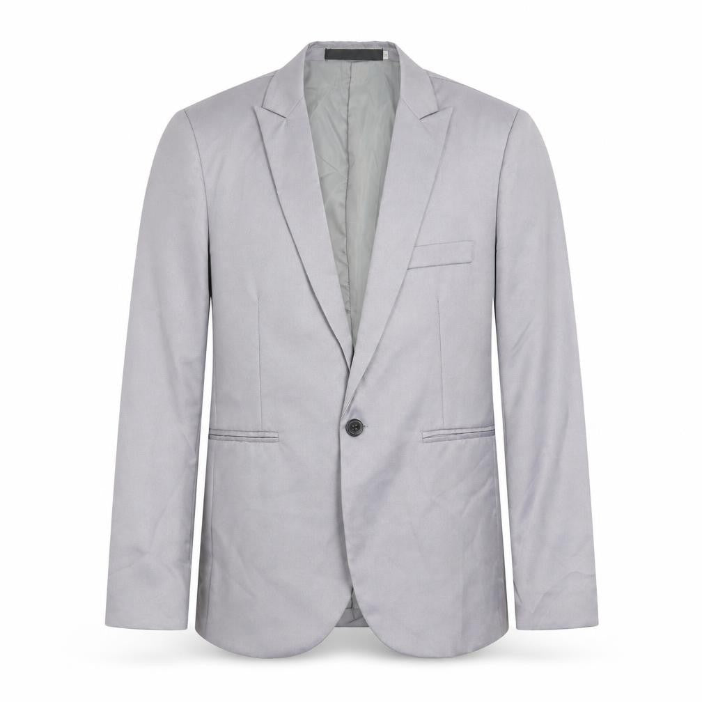 Preworn Mens Grey   Jacket Suit Jacket Size 34