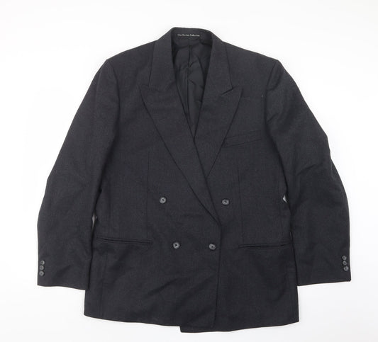 The Burton Collection Mens Grey   Jacket Suit Jacket Size 40