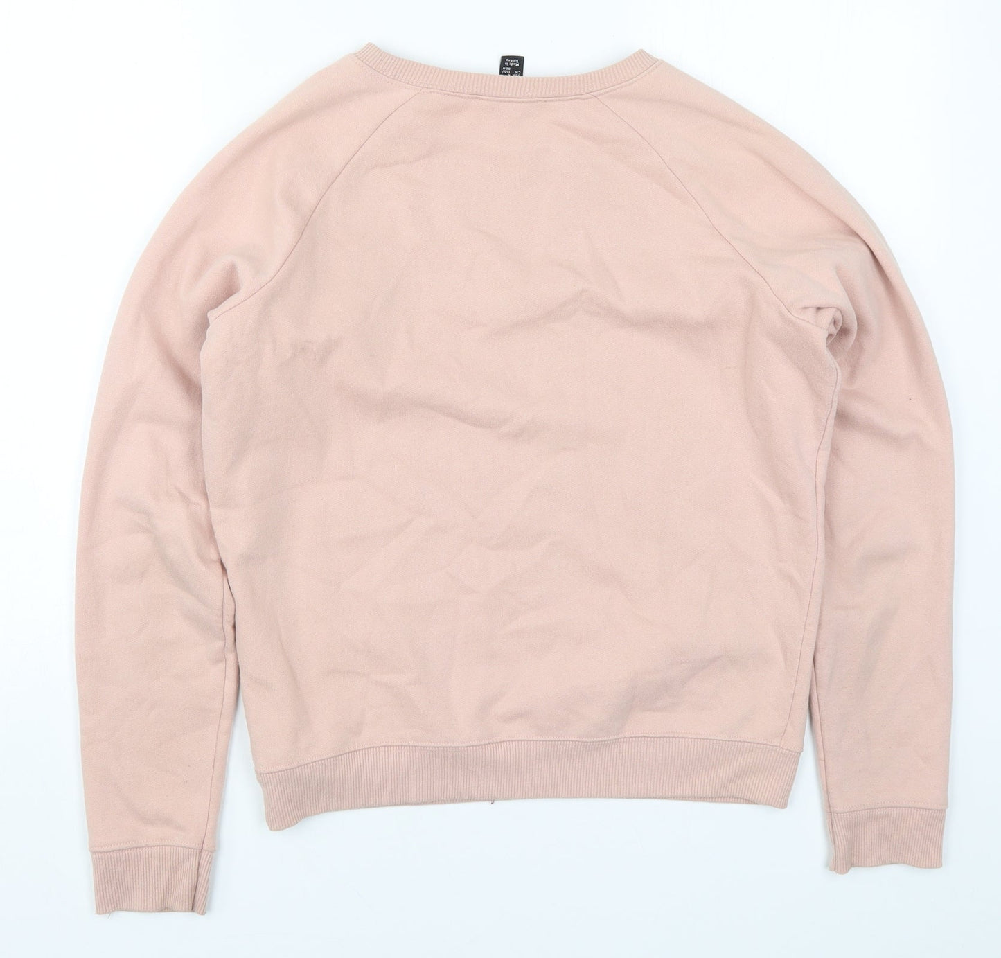 New Look Womens Pink   Pullover Sweatshirt Size 10  - Love