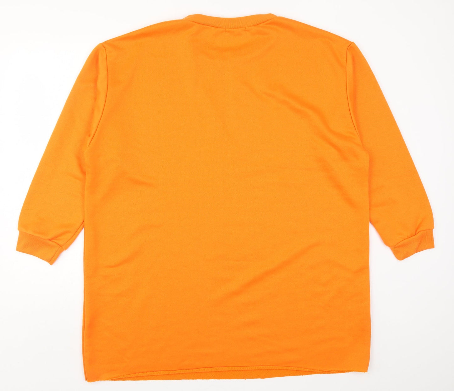 In the Style Womens Orange   Pullover Sweatshirt Size 12  - Hustle