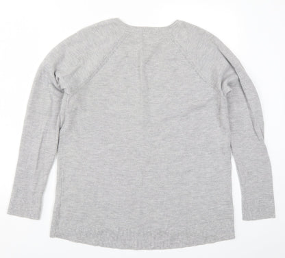 Gap Womens Grey  Knit Pullover Jumper Size L