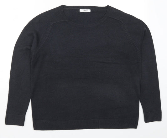 Preworn Womens Grey  Knit Pullover Jumper Size 14