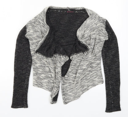 Mandi Womens Grey  Knit Cardigan Jumper Size 8