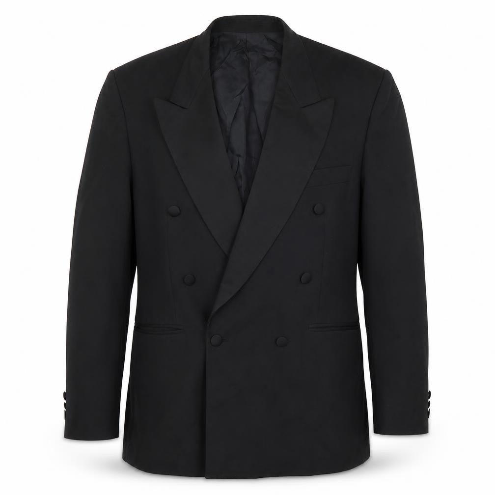 Preworn Mens Black   Jacket Suit Jacket Size 42
