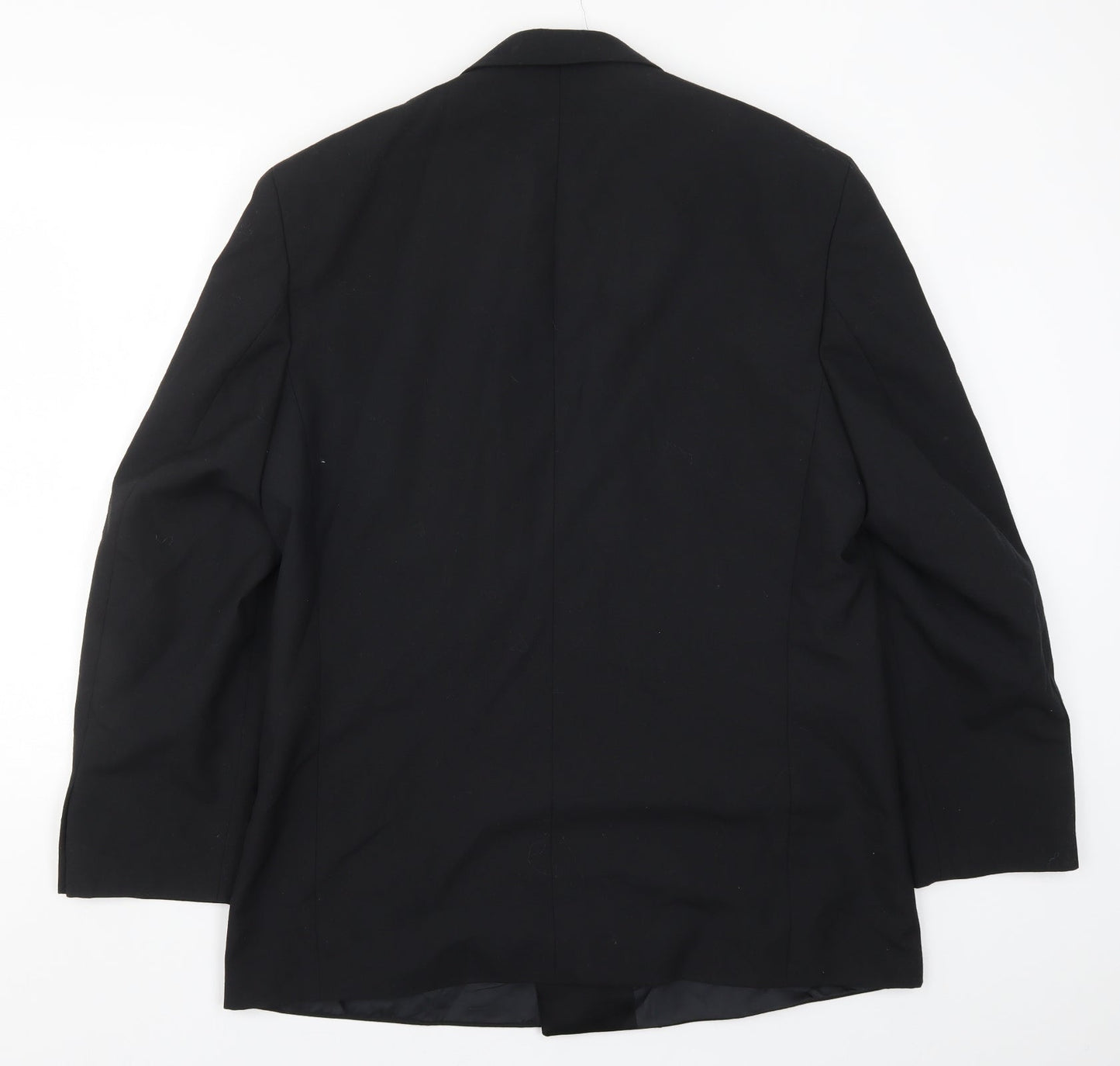 Preworn Mens Black   Jacket Suit Jacket Size 42