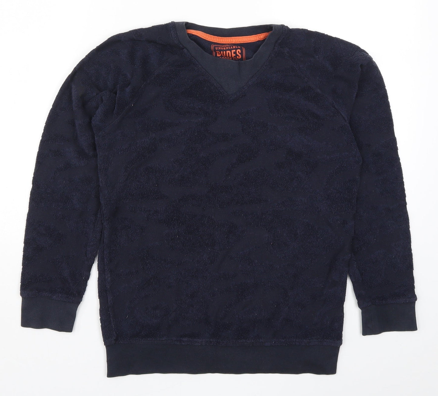 Matalan Boys Blue Camouflage  Pullover Sweatshirt Size 11 Years