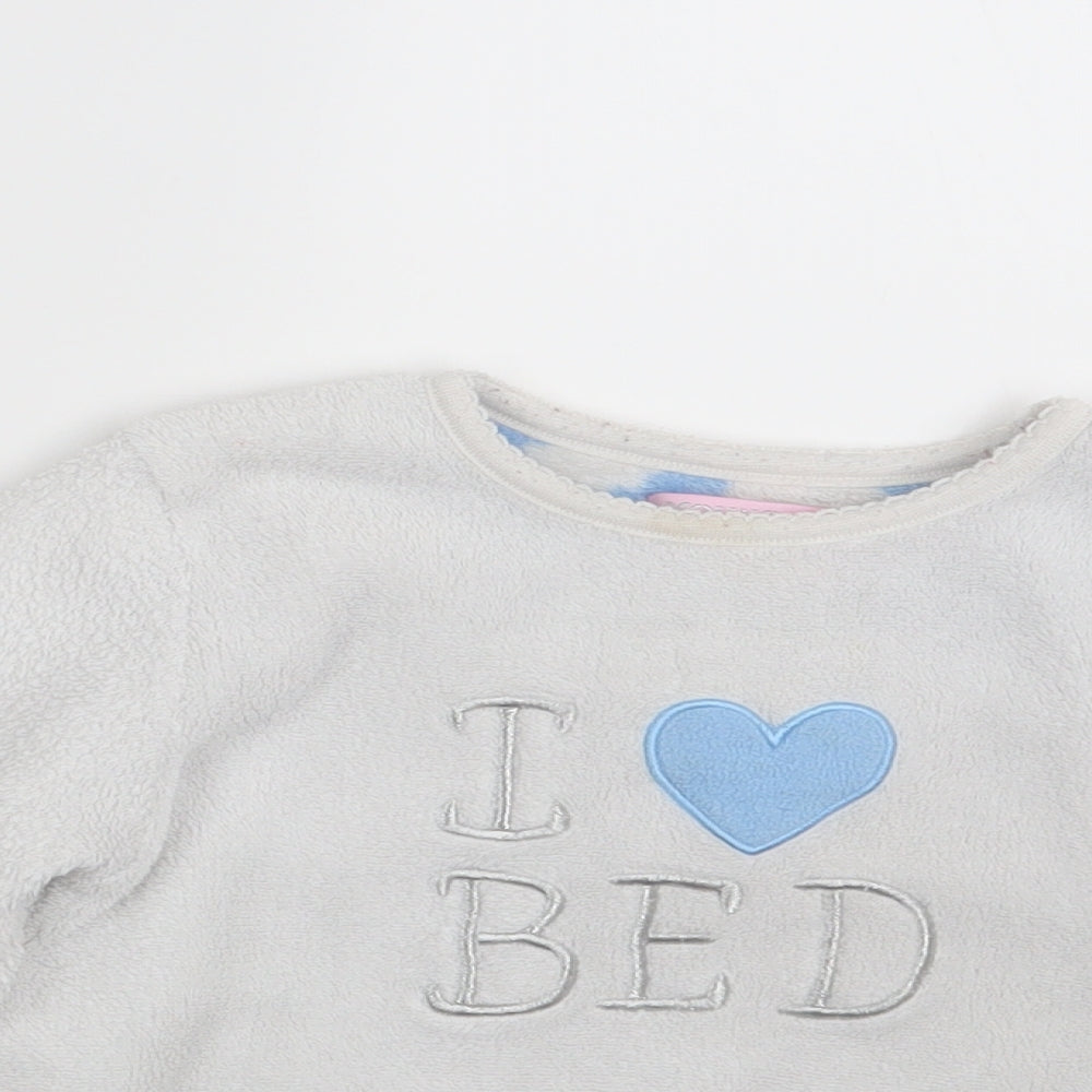 Young Dimension Girls White   Pullover Jumper Size 4-5 Years  - I love Bed