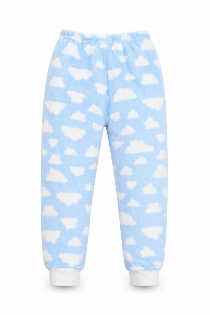 Young Dimension Girls Blue Colourblock  Sweatpants Trousers One Size - Waist 18in; Inside  leg 17in