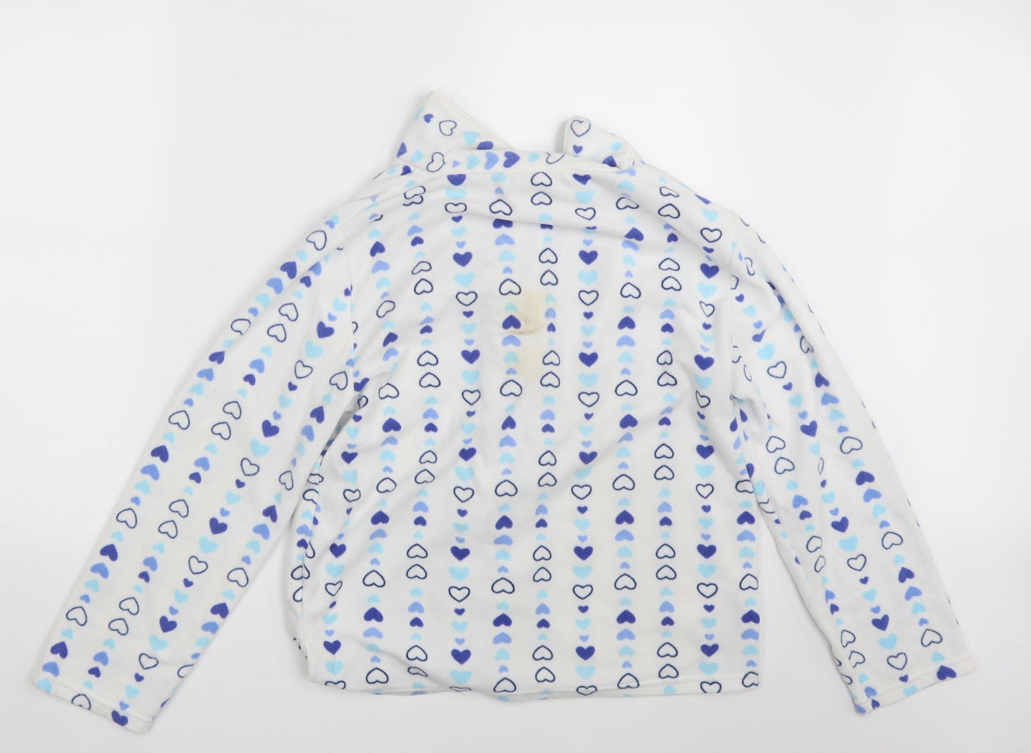 Secret Possessions Womens White Solid  Top Pyjama Top Size 12