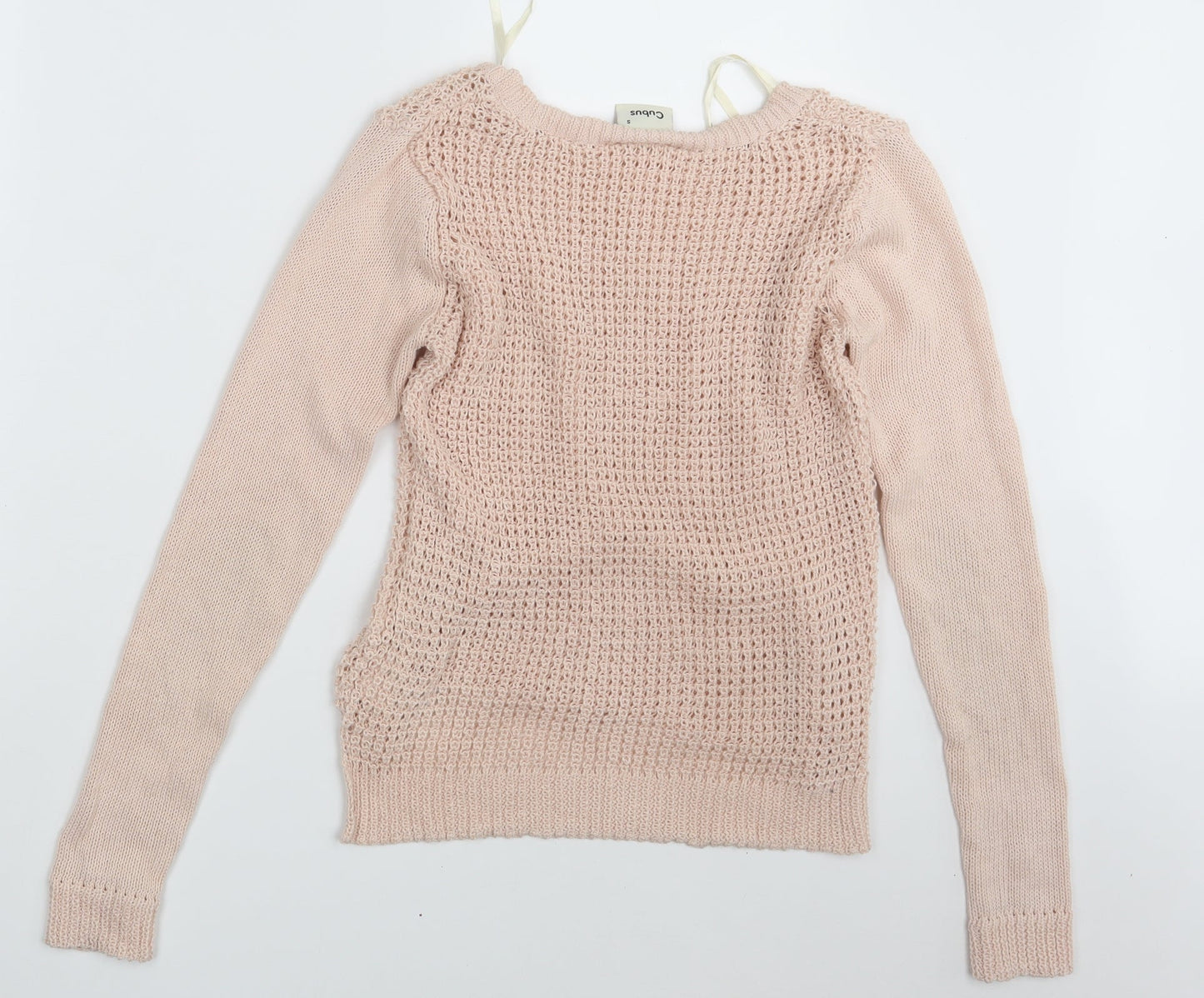 Cubus Womens Pink  Knit Pullover Jumper Size S