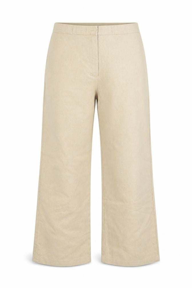 NILE COTTON Womens Beige   Bloomer Trousers Size M L25 in