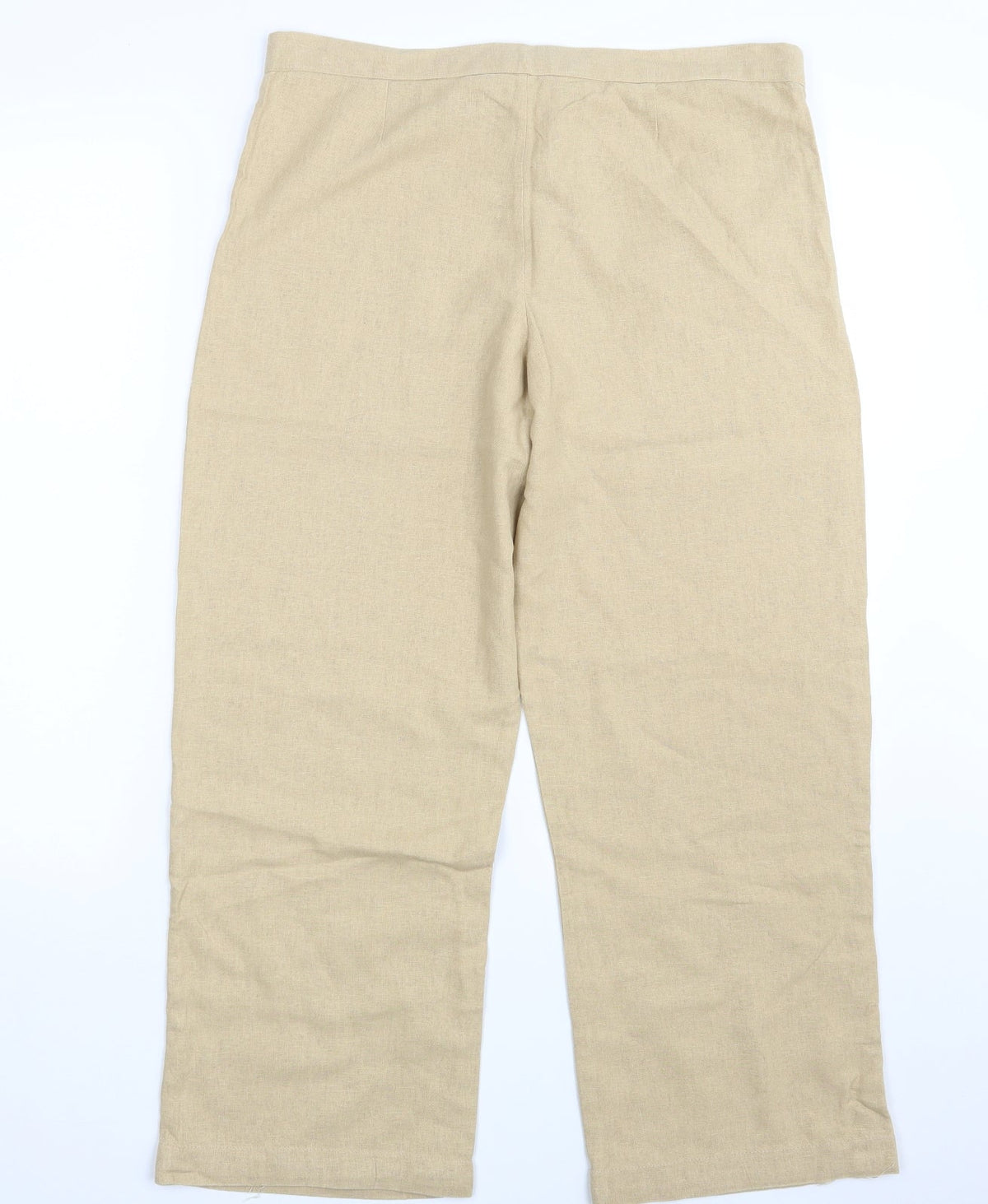 NILE COTTON Womens Beige   Bloomer Trousers Size M L25 in