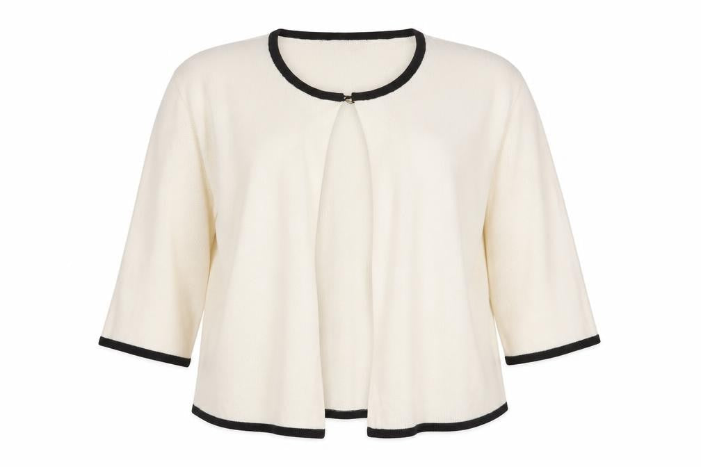 Classics Womens Ivory   Cardigan Jumper Size 14