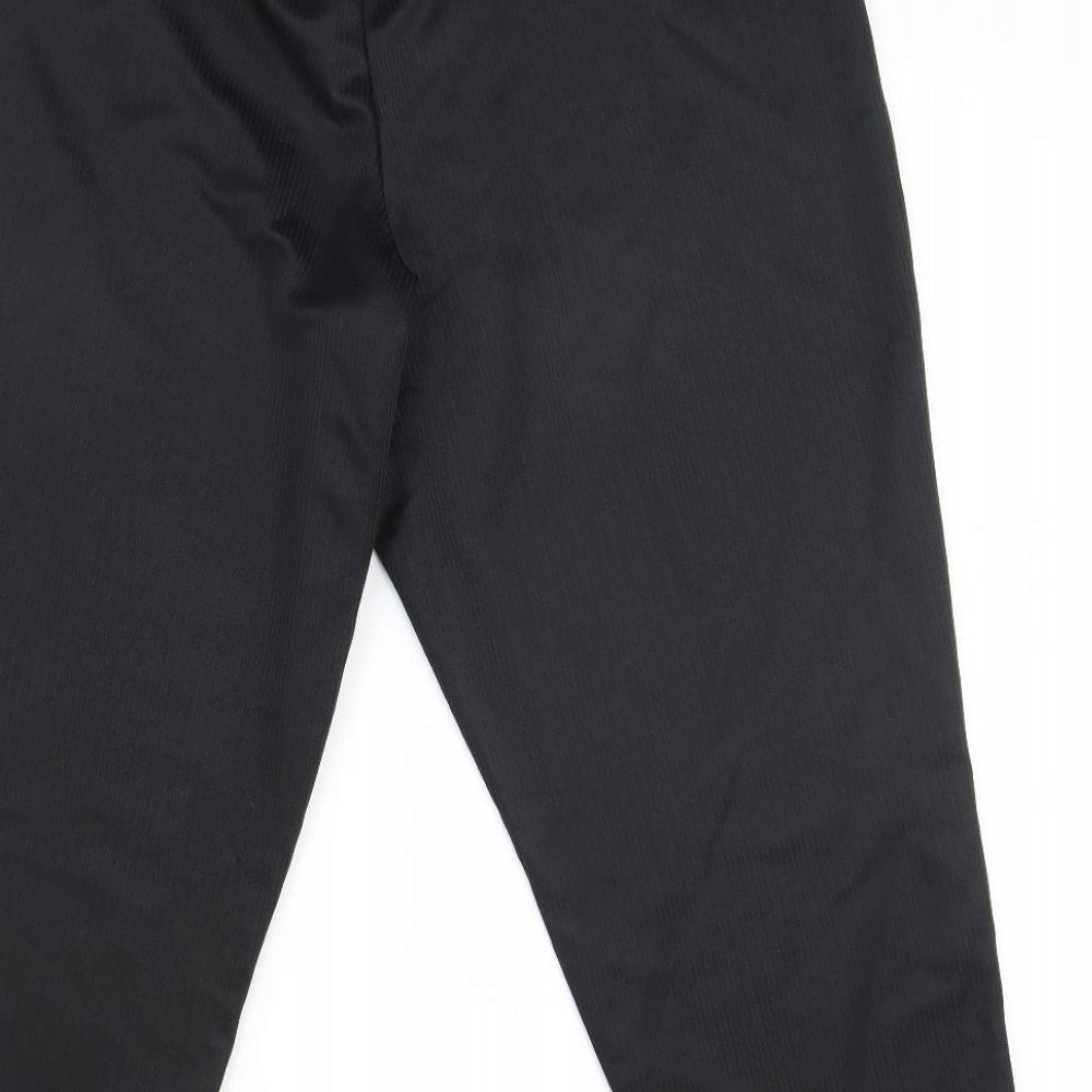 Preworn Womens Black   Trousers  Size 16 L28 in