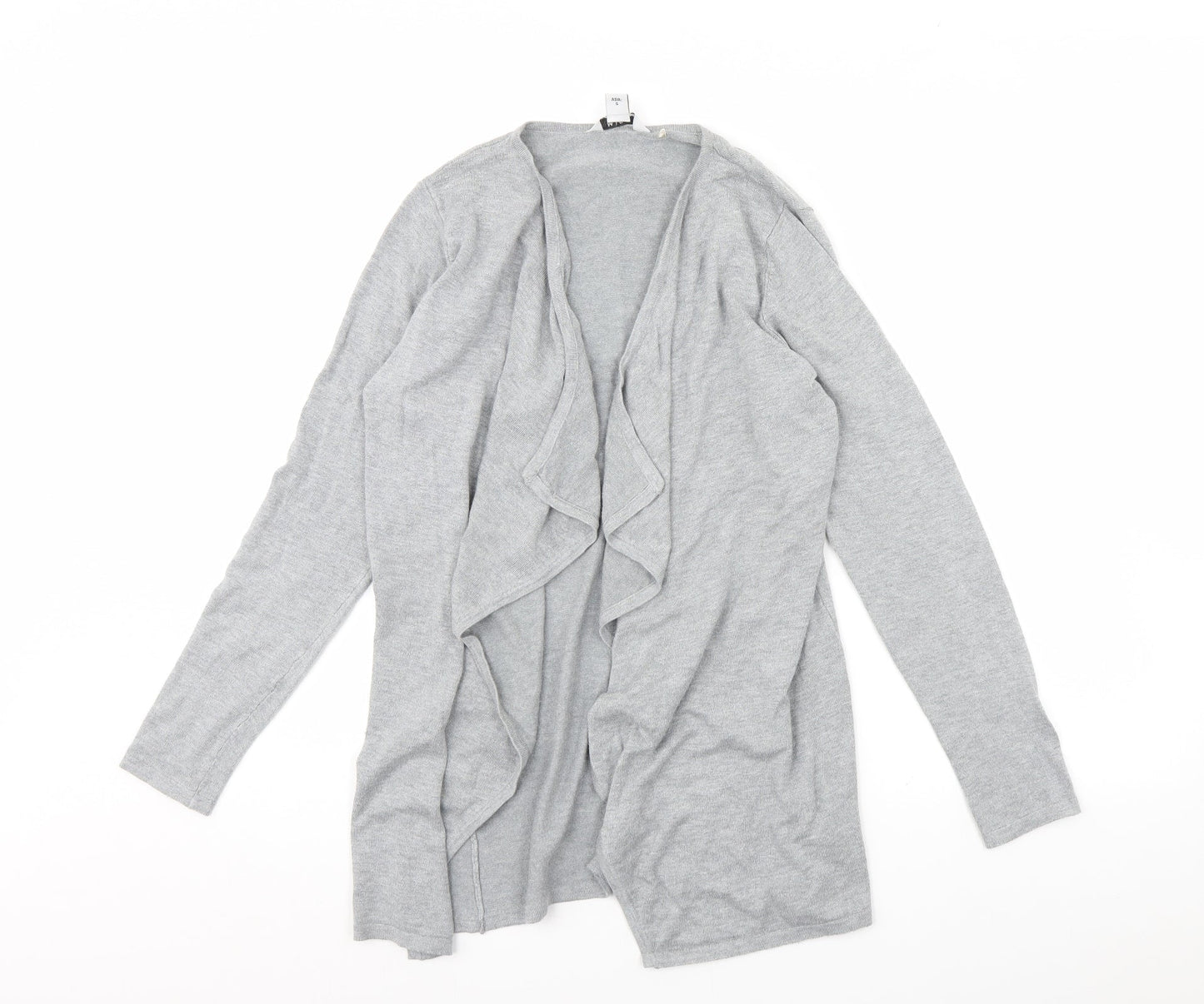 miso essentials Womens Grey   Cardigan Jumper Size 8