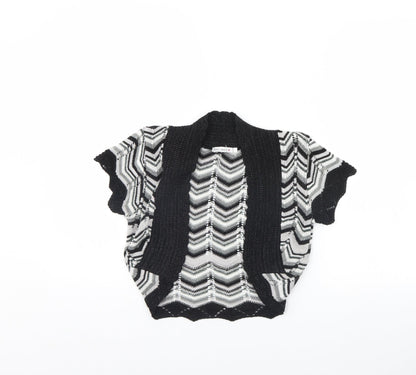 Select Womens Black Striped  Jacket  Size M