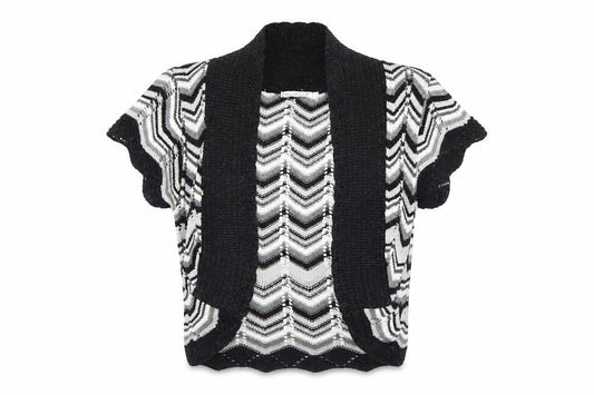 Select Womens Black Striped  Jacket  Size M