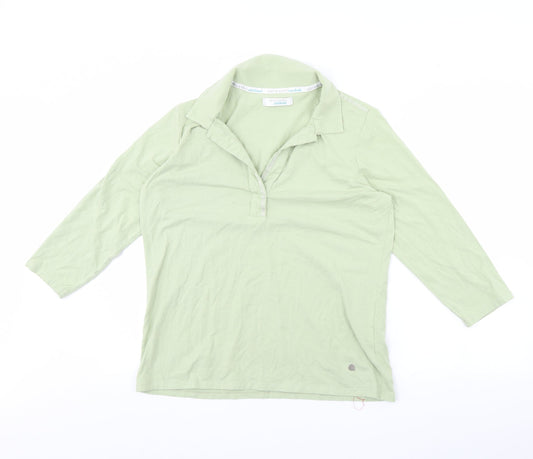 Artigano Womens Green   Basic Blouse Size 14