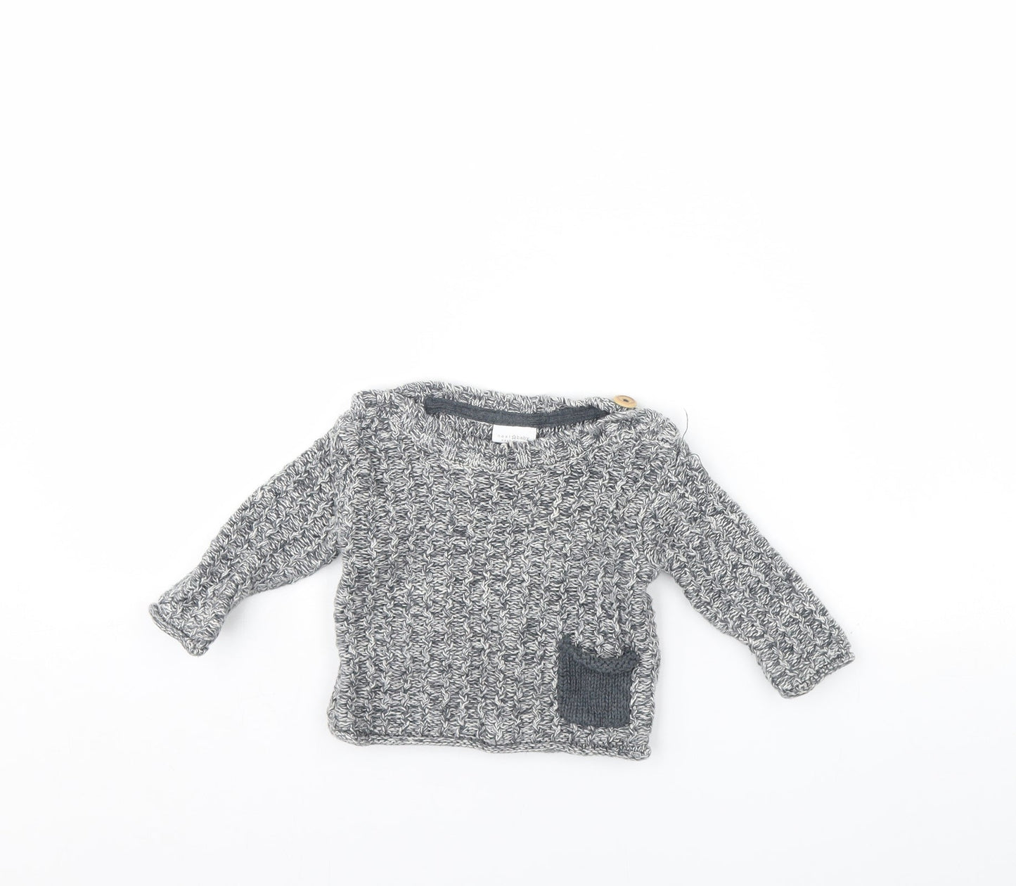 NEXT Baby Black   Pullover Jumper Size 3-6 Months