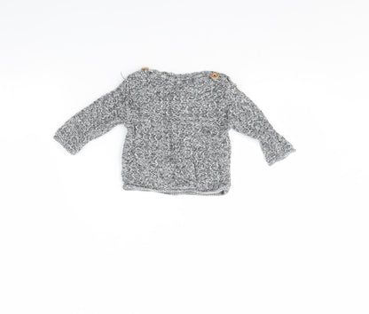 Next Baby Black   Pullover Jumper Size 3-6 Months