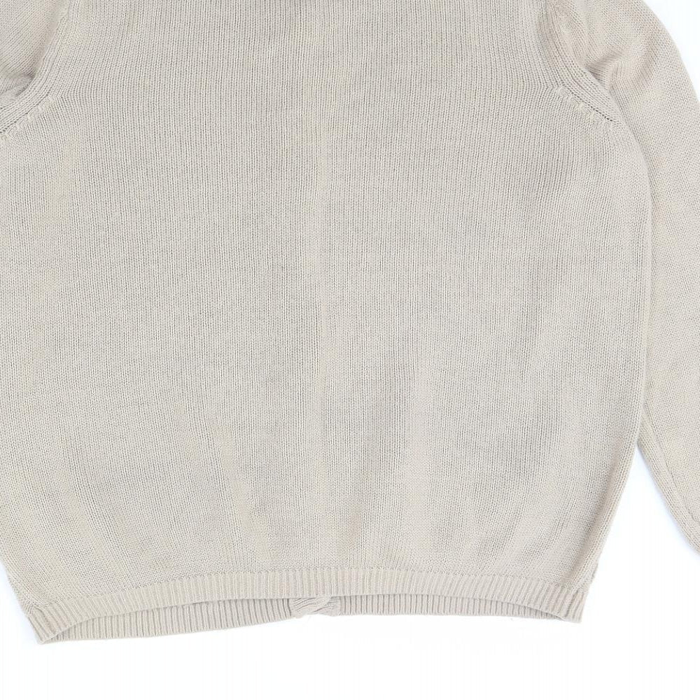 Bonmarché Womens Beige   Cardigan Jumper Size M