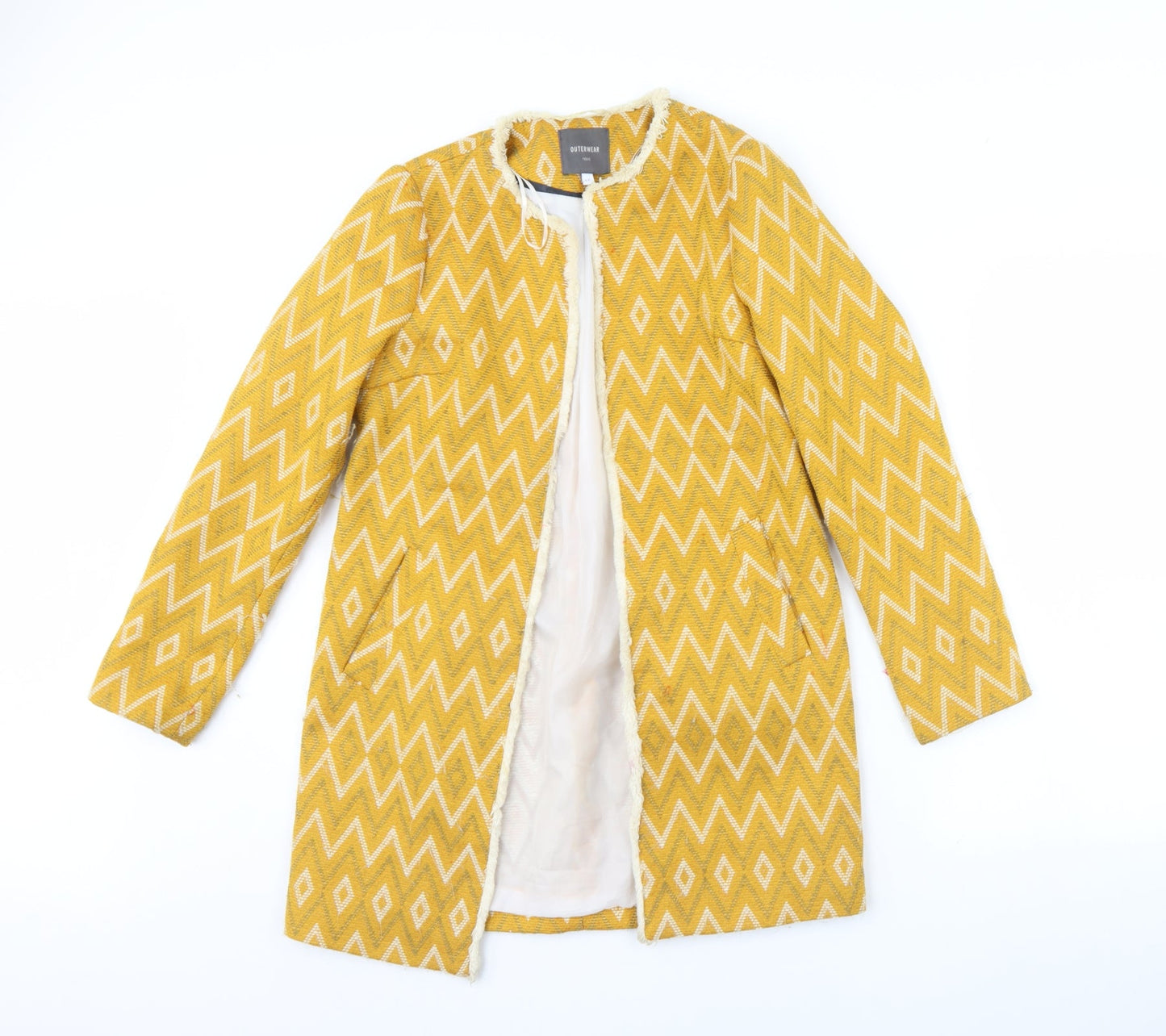NEXT Womens Yellow Striped  Jacket  Size 6