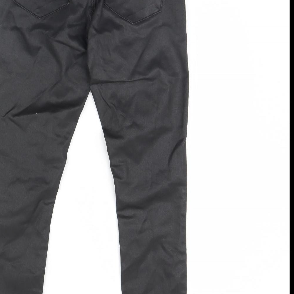 Topshop Womens Black   Capri Jeans Size 28 L30 in
