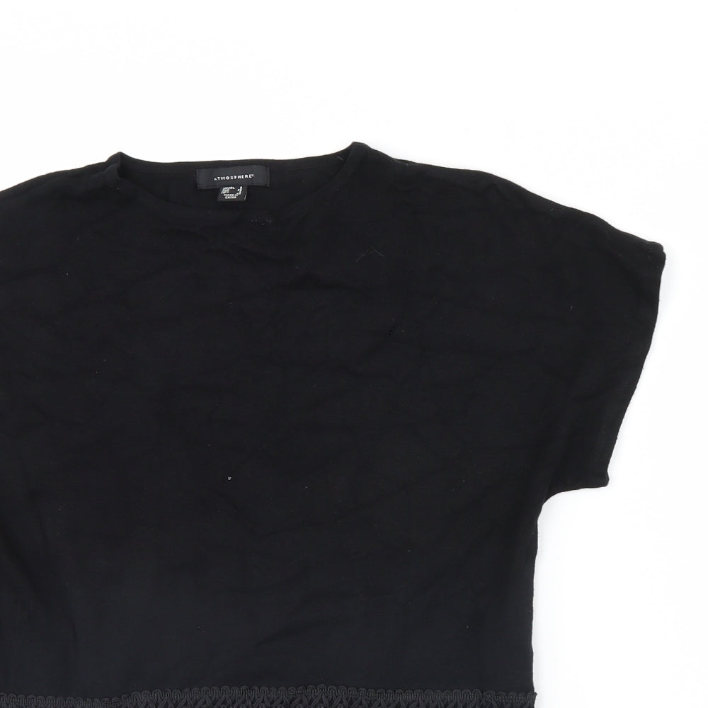 Atmosphere Womens Black   Basic Blouse Size 8