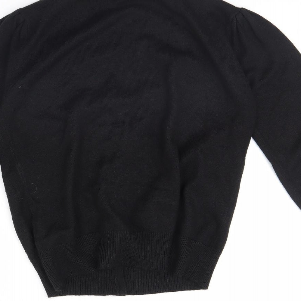 TU Womens Black   Cardigan Jumper Size 12