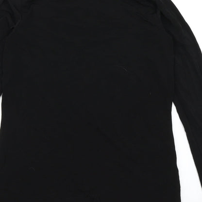 V by Very Womens Black   Basic T-Shirt Size 10