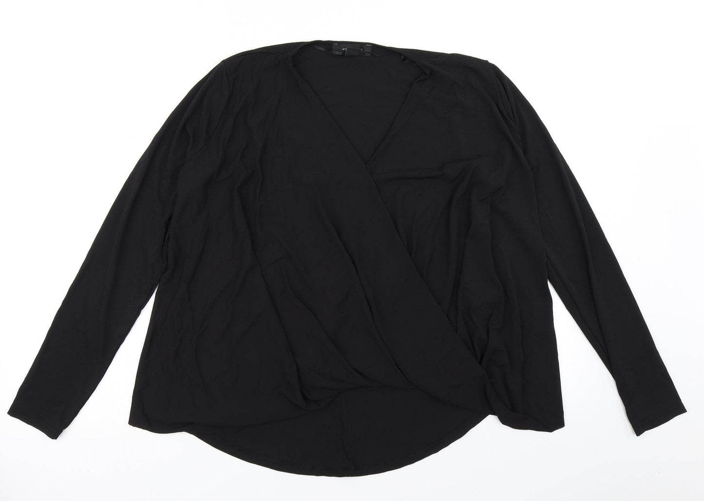 Atmosphere Womens Black   Basic Blouse Size 12
