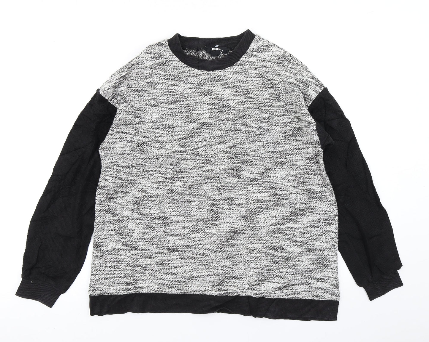 BDG Mens Grey   Pullover Sweatshirt Size XS