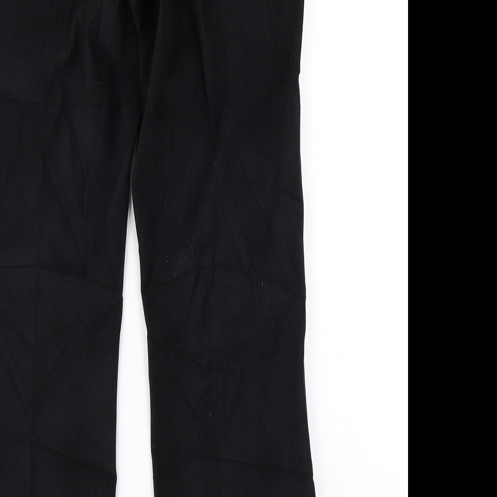 Inscription Womens Black   Dress Pants Trousers Size 12 L28 in