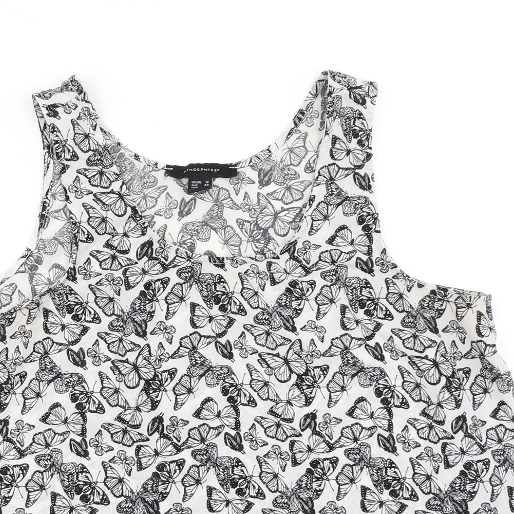 Atmosphere Womens Black   Basic Blouse Size 12