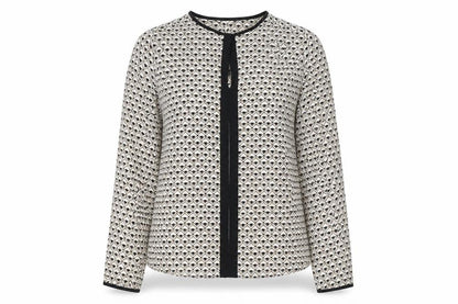 Primark Womens White Argyle/Diamond  Basic Blouse Size 8