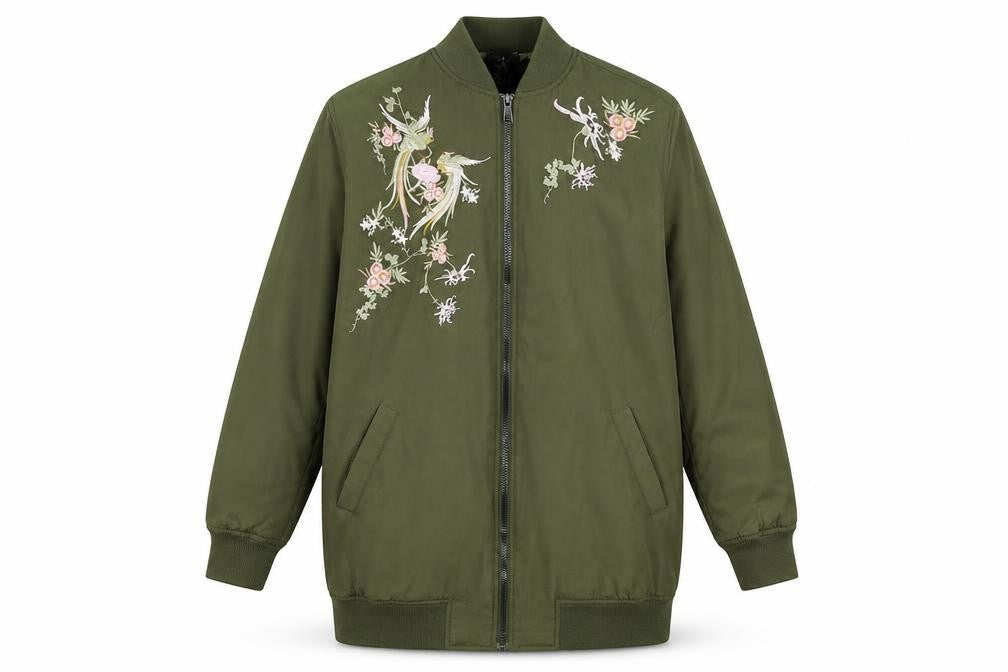 Atmosphere Womens Green Floral  Jacket  Size 8