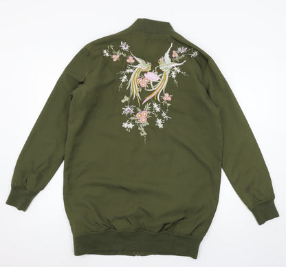 Atmosphere Womens Green Floral  Jacket  Size 8