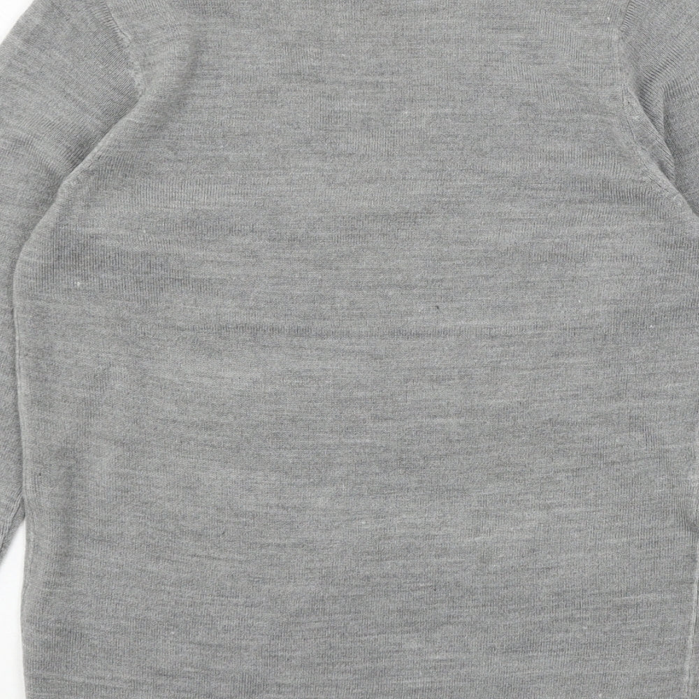 Primark Womens Grey  Knit Pullover Jumper Size 4