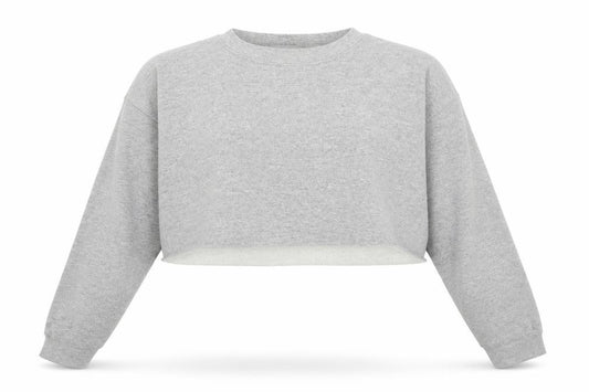 PRETTYLITTLETHING Womens Grey  Jersey Pullover Sweatshirt Size M
