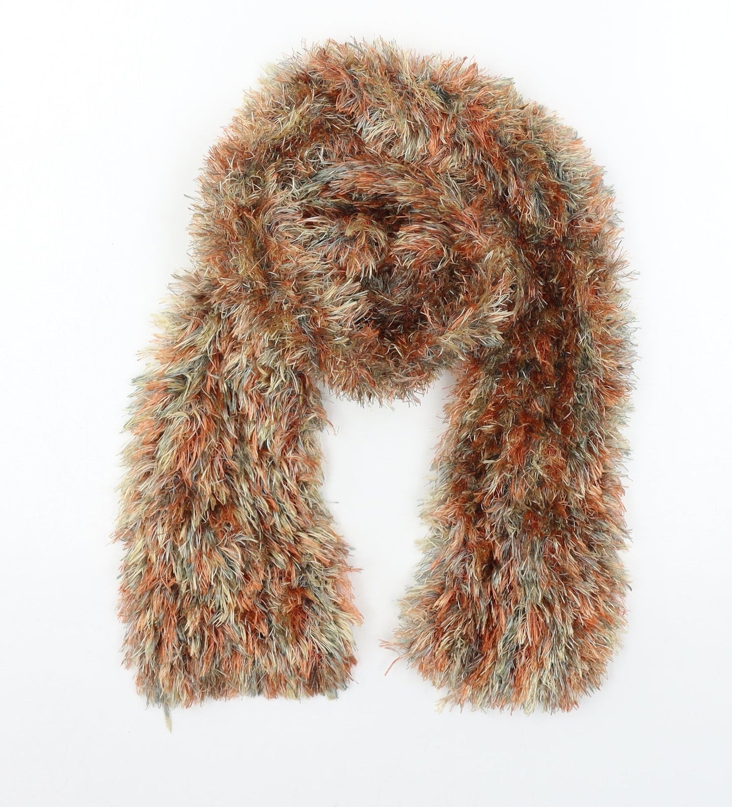 Preworn Womens Orange    Scarf